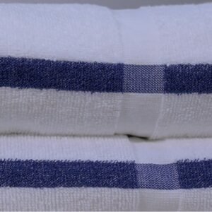 CENTER STRIPE TOWELS 100% COTTON 10S