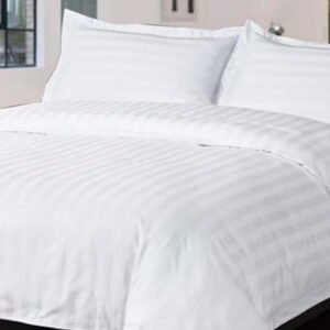 T250 SATEEN STRIPE (1cm) BED LINEN 60% COTTON 40% POLYESTER