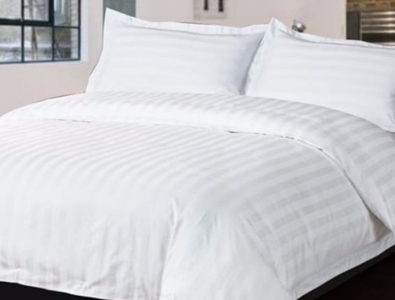 T250 SATEEN STRIPE (1cm) BED LINEN 60% COTTON 40% POLYESTER